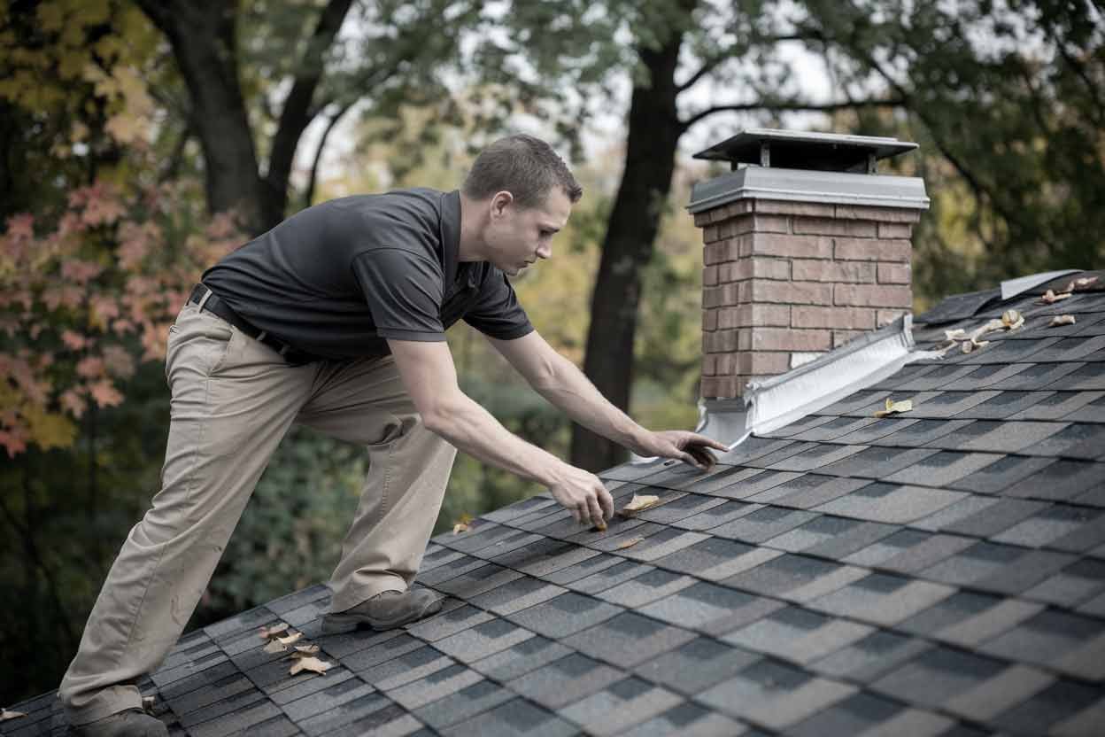 Roof repair in Denton County